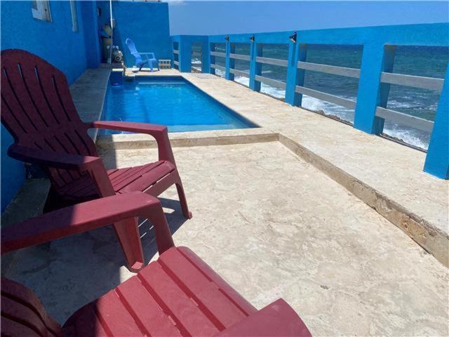 Villa Casita Familiar Con Vista Al Mar Y Piscina à Arecibo Extérieur photo